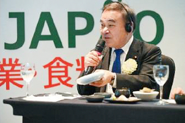 日本農林水産物のPRレセプション兼ビジネスマッチングの様子（2）