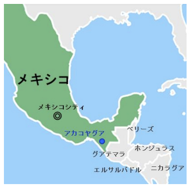 メキシコの地図